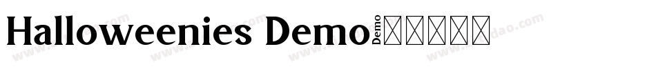 Halloweenies Demo字体转换